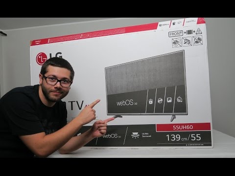 TV LG BOA e BARATA | A minha nova TV! [LG 55UH605v] (55'', 4K, Netflix)