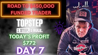 Futures Trading | Day 7 Trading Challenge I Made $772 Trading