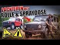 AUTO LACKIEREN mit ROLLE und SPRAYDOSE - G-Klasse Umbau #005 | Fritz Meinecke