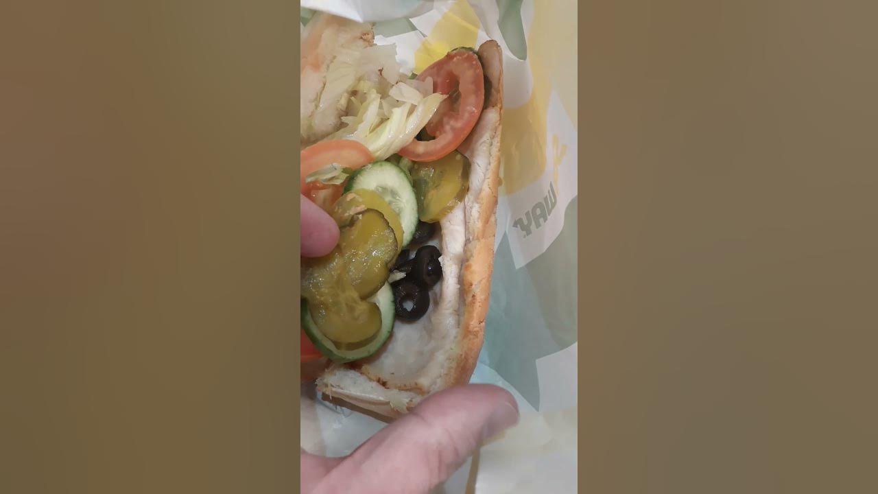 Subway Turkey Breast Sandwich YouTube