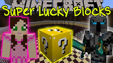 Minecraft: SUPER LUCKY BLOCK CHALLENGE GAMES - Lucky Block Mod - Modded Mini-Game