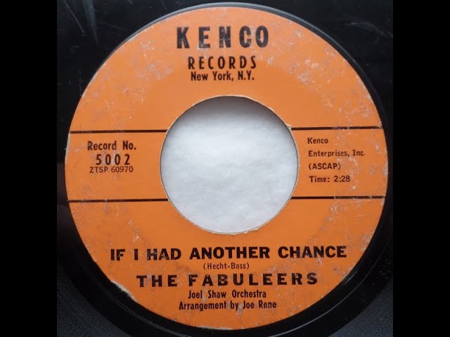 The Fabuleers - If I Had Another Chance 1959 adlı videoyu YouTube'da izle