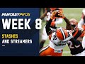 Top 10 Players to STASH & STREAM for Week 8 and Beyond (2020 Fantasy Football)