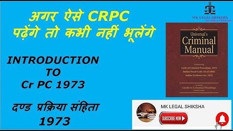 INTRODUCTION TO Cr PC 1973