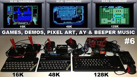ZX SPECTRUM 16K, 48K, 128K - The BEST in GAMES & DEMOS on REAL HARDWARE, Episode 6