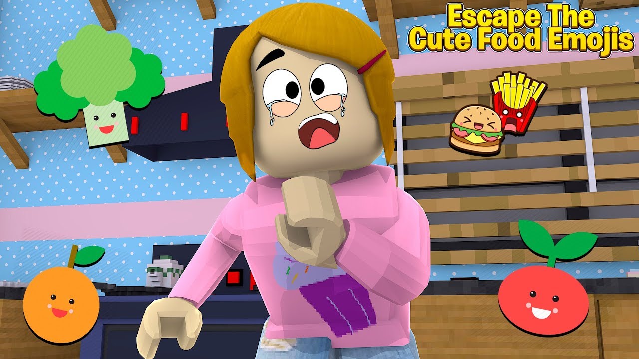 Roblox Escape The Cute Food Emojis Obby With Molly Youtube - new emoji obby roblox