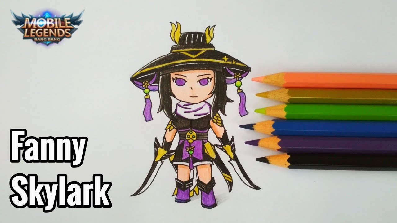 Fanny Mobile Legends Drawing Easy