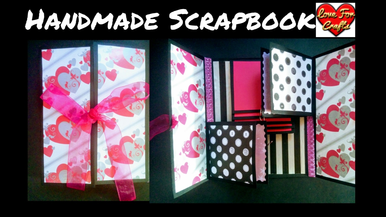 How to Make Special Handmade Scrapbook | Beautiful Scrapbook Idea | Tutorial