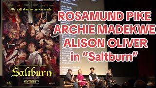 Saltburn ROSAMUND PIKE Archie Madekwe ALISON OLIVER at private screening New York