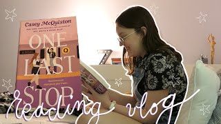 ONE LAST STOP reading vlog! | no spoilers