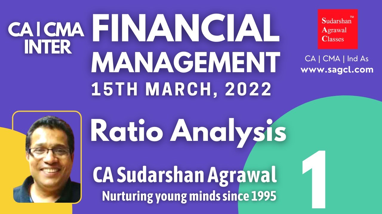 CA l CMA Inter Financial Management - Ratio Analysis 1 - YouTube