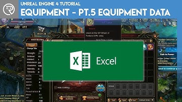 Unreal Engine 4 Tutorial - Equipment - Part 5 Equipment Data