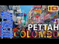 Pettah market colombo srilanka 2024  fort station  virtual walking tour  4k 