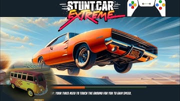 Stunt Car Extreme , Crash Hippie Van Gamplay Android