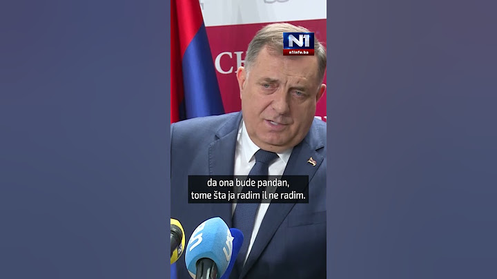 Dodik pozvao građane na miting u Beogradu