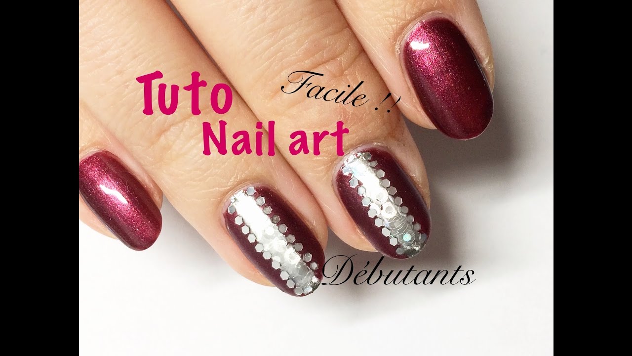 Tuto nail art facile et chic au foil pour débutant YouTube