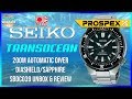 Ceramic Stunner! | Seiko Transocean 200m Automatic DiaShield Sapphire Diver SBDC039 Unbox & Review