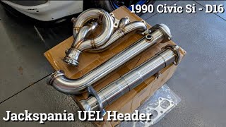 Coolest Sounding Header/Exhaust - Jackspania UEL Header Install - 1990 Civic Si Sohc ZC D Series