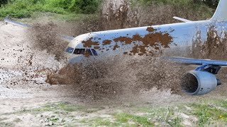 खेत में भयंकर लैंडिंग //  TACA Flight 110 Investigation.