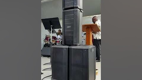 Bose F1 model 812/subwoofer and bose t8s mixer