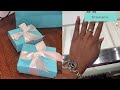 TIFFANY & CO. Heart Tag Toggle Bracelet and Narrow Ring - Unboxing