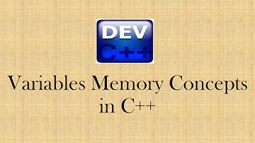 C++ Programming Tutorial -3| Variables Memory concepts