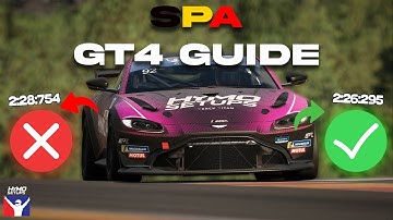 HOW TO DO SPA IN iRacing | GT4 Track Guide & Tips