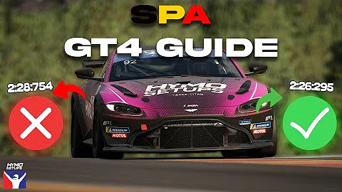 HOW TO DO SPA IN iRacing | GT4 Track Guide & Tips