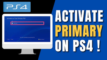 How to Activate PS4 as Primary !