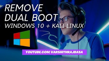 Kali Linux Expert Reveals EASY Way to Remove Dual Boot Windows