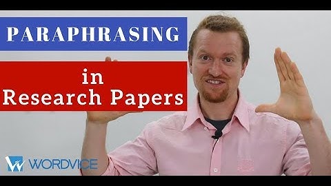 How to Paraphrase in Research Papers (APA, AMA)