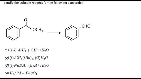 [Chemistry] Identify the suitable reagent for the following  conversion.