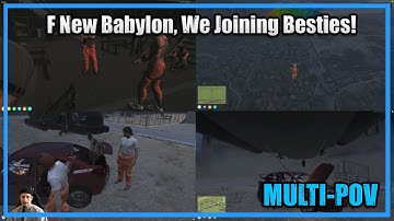 The Smoothest Prison Break - Besties Save Lang Buddha - MultiPOV | Nopixel GTARP