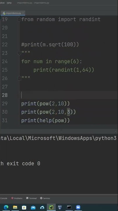 Python ‘import math’ the math.pow() vs Python standard pow() method ...