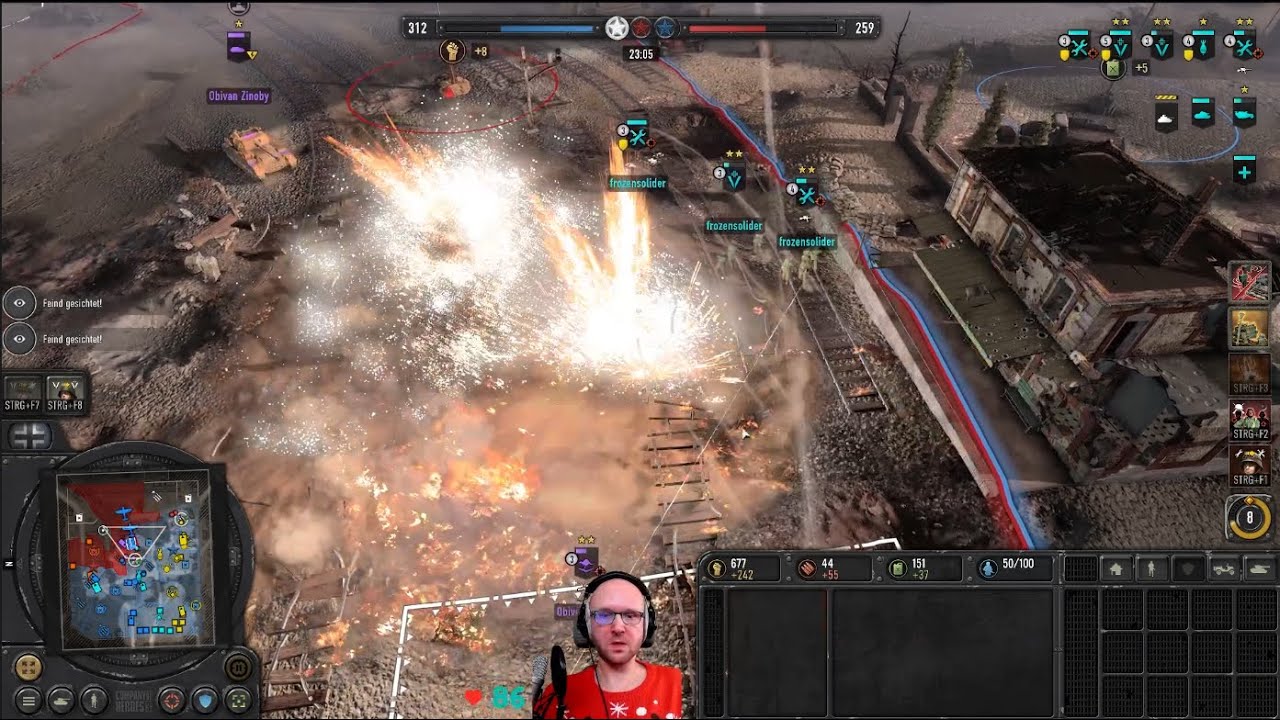 Company of Heroes 3   3v3 L'Aquila   Sollte hier nicht mal ein Bahnhof gewesen sein