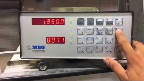 MBO B-30 Folding Machine 16 Pages