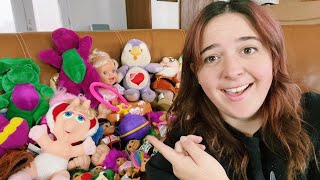 My Huge Estate Sale TOY HAUL! 80s/90s toys, dolls, plushes, & more!!