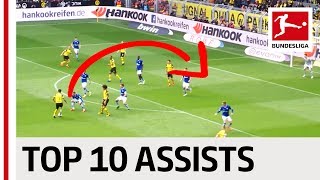 Top 10 Assists in 2018/19 - Pulisic, Jovic, Lewandowski & More