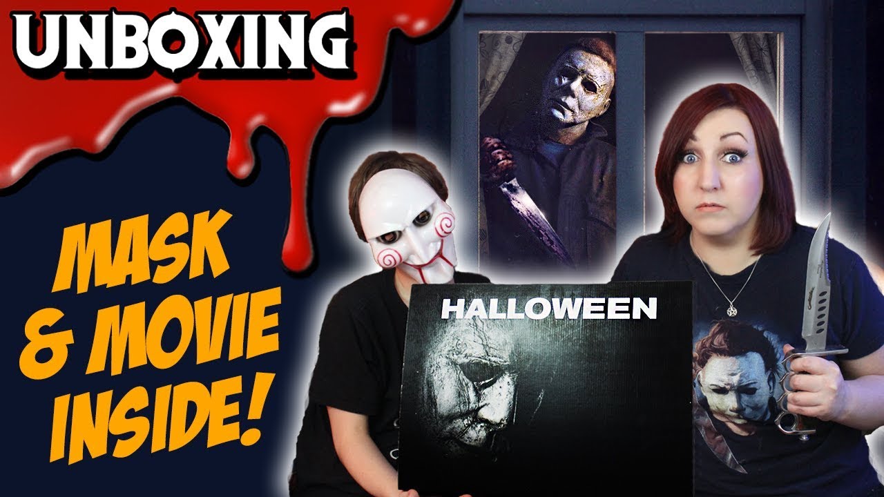 HALLOWEEN (2018) MYSTERY BOX 🎃 Unboxing Michael Myers Mask & Blu-Ray!