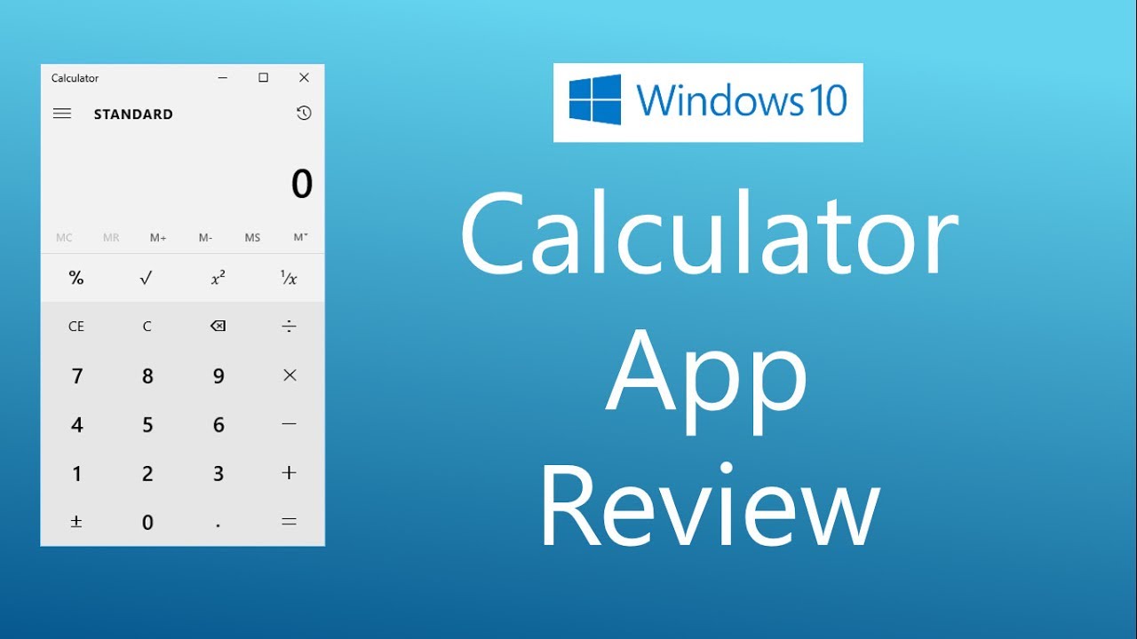 Calculator app in Windows 10 you should use - YouTube