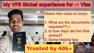 Got my UK Visa 🇬🇧 | My VFS global experience | Documents required for #uk #vfs #ukvisa #vfsbangalore