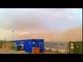 Incoming Sandstorm in Southern Afghanistan 2014