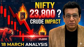 nifty prediction for tomorrow & bank nifty analysis for wednesday 18/3/2026
