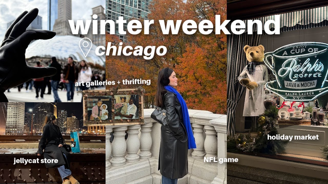 зимние выходные ❄️ в Чикаго | знакомство с городом, художественные выставки, матчи НФЛ, магазин J...