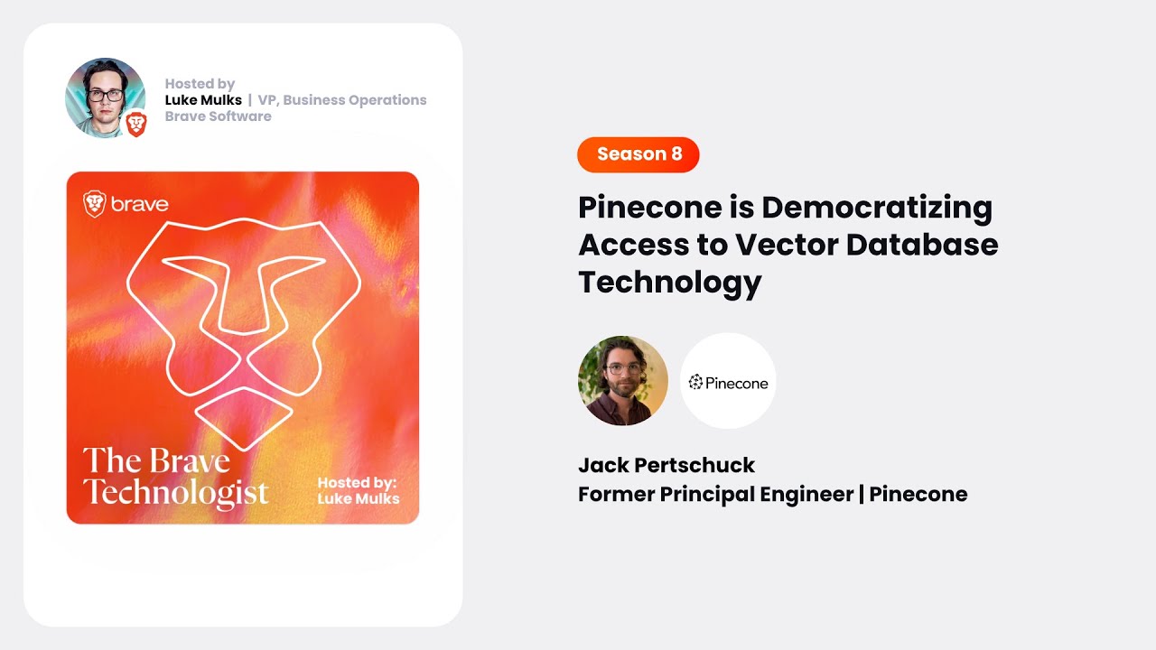 Pinecone is Democratizing Access to Vector Database Technology - YouTube
