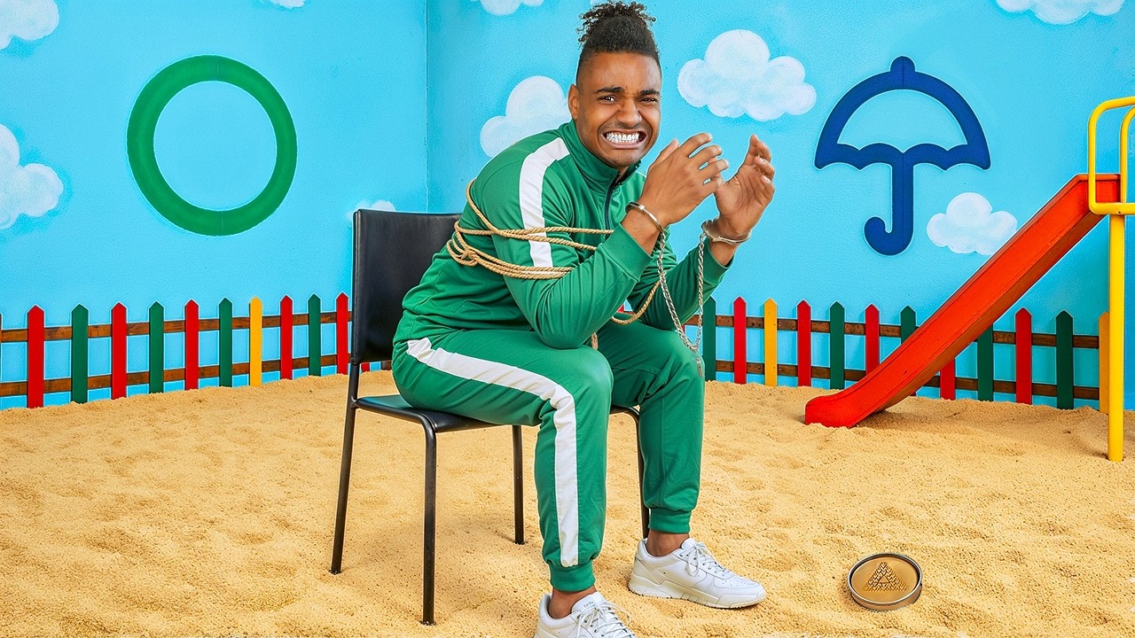 24h EINGESPERRT in SQUID GAME! 💀 (ft. Theresa, Alex, Faruk)