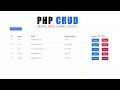 PHP CRUD with mysqli operations (Create, Read, Update, Delete)!