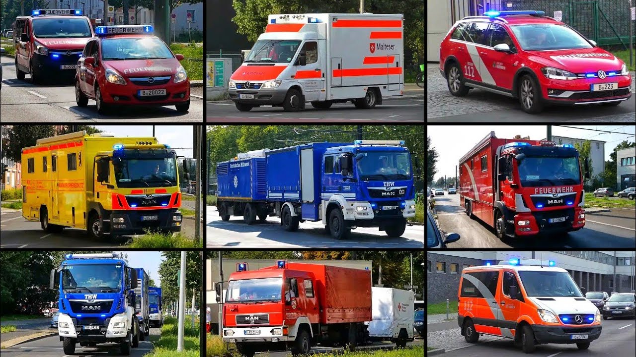 [❌𝗚𝗥𝗢𝗦𝗦𝗦𝗖𝗛𝗔𝗗𝗘𝗡𝗦𝗟𝗔𝗚𝗘❌] Einsatzfahrten 》Berliner Feuerwehr, THW, KatS unm. || Stromausfall in Berlin