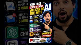 Your Boss Doesn’t Know You Use These 3 AI Tools 🤯 | Save 3 Hours of Work Daily #aitools #chatgpt