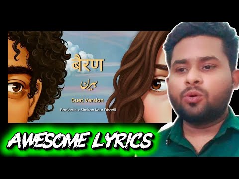 Bairan Song Reaction | Duet Version | Banjaare | Simran Kaur | Opinion Wala React 